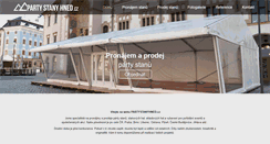 Desktop Screenshot of partystanyhned.cz